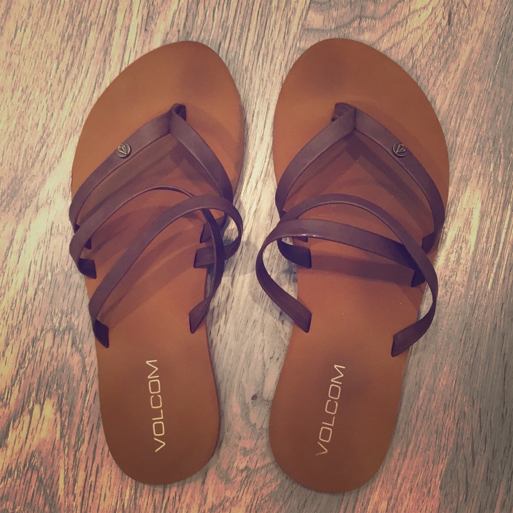Volcom sandals!